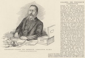 Lieutenant-Colonel Sir Frederick Carrington, KCMG by Julius Mandes Price
